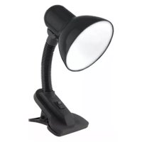 Disparo - Lámpara Escritorio Led Flexible Direccional Clip Luz Led Negro