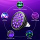 thumbnail image 4 of Bombilla LED Luz Negra KINGBO 36W E26 Pack de 2, 4 of 7
