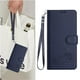 thumbnail image 2 of Funda tipo cartera FOXDOCK para Samsung Galaxy A15 5G/4G con soporte, ranuras, RFID, diseño de gato, 2 of 5