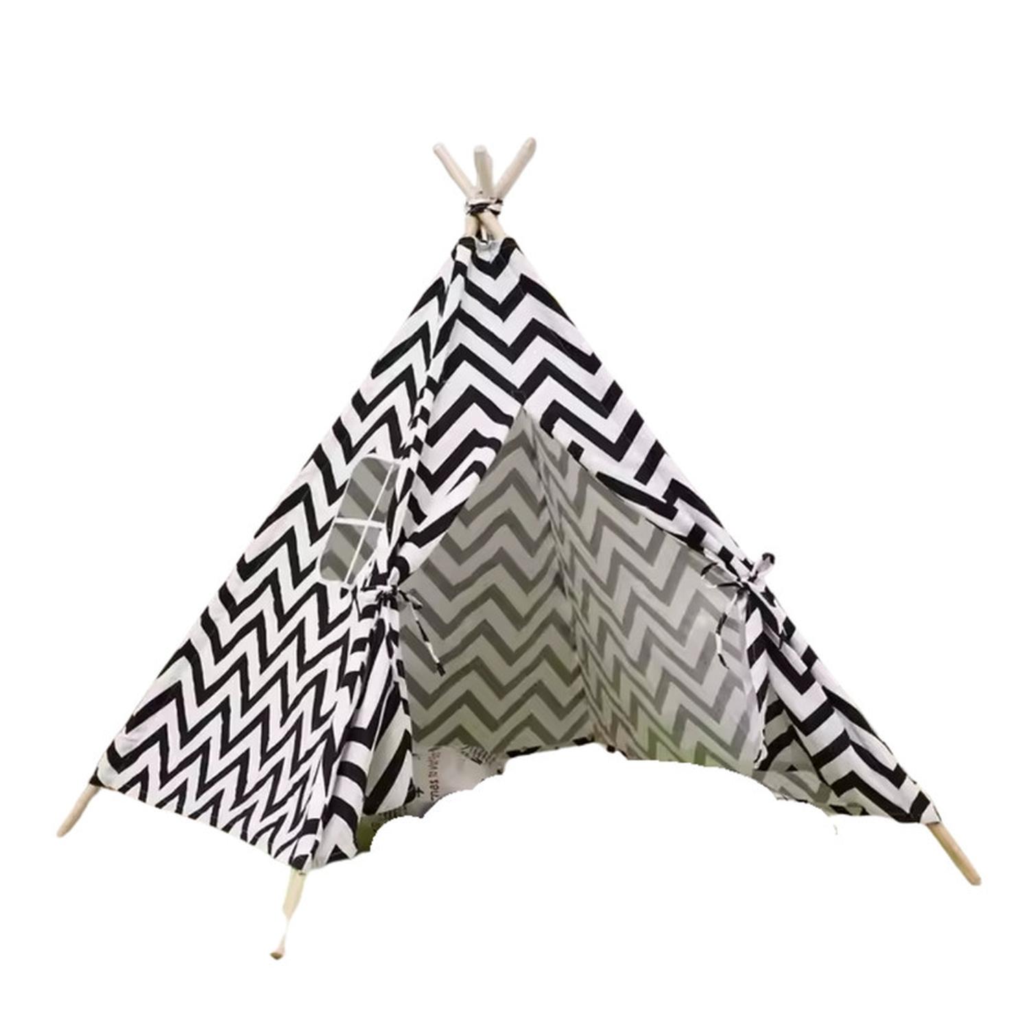 Figlio - Carpa Tipi Niños Infantil 160 Cm Zig-Zag Juguete Decoracion