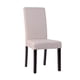 thumbnail image 1 of Silla De Comedor Acolchada Con Tapiz De Tela Gris, 1 of 6
