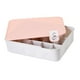 thumbnail image 1 of Caja De Almacenamiento De Ropa Interior, Organizador De Cajones De PP, Armario Apilable, Organizador De Gabinete, Tapa Rosa, 15 Rejillas, 1 of 5