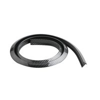 Ioensy - Universal Car Wheel Fender Flare 59 Pulgadas Protector Decorativo Flexible Patrón De Fibra De Carbono