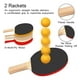 thumbnail image 5 of Set Ping Pong Tenis Mesa 2 Paleta + 6 Pelotas + Malla Rojo, 5 of 8
