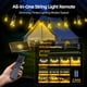 thumbnail image 2 of Luces de cadena solares FUANXIEI S14 de 15 m con control remoto e impermeables, 2 of 9