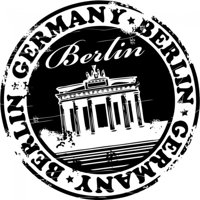 Rienda Libre Graphics - Decomural Berlin Badge Germany Ws-18618