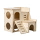 thumbnail image 2 of Accesorios De Jaula De Madera Maciza Para Casa De Hámster De Madera Para Ratones Chinchilla Estilo Hámster C, 2 of 5