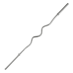 Linea Sport - Barra Preolímpica Tipo W De 150 Cm En Acero Cromado