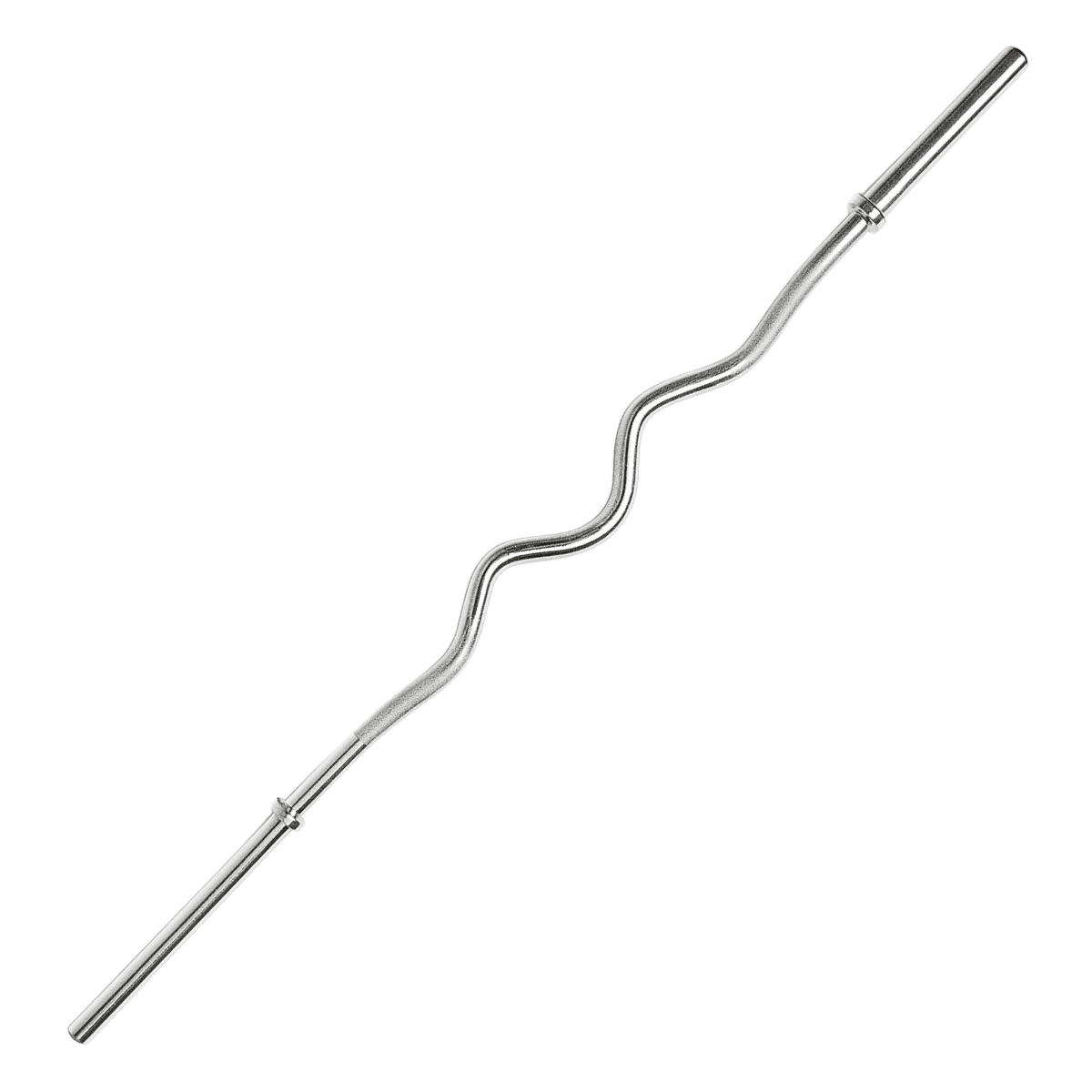 Linea Sport - Barra Preolímpica Tipo W De 150 Cm En Acero Cromado