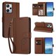 thumbnail image 2 of Funda Cartera Trébol para Xiaomi Redmi Note 12 Pro Plus 5G con Ranuras Tarjetas y Carga Inalámbrica Marrón, 2 of 6