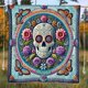 thumbnail image 1 of Beautiful Skull - Colcha de calaveras personalizada, 1 of 3