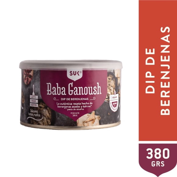 Dip de Berenjenas Asadas y Tahine baba ganoush Pote, 380 g