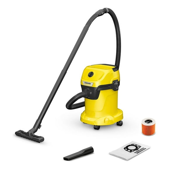 Aspiradora Agua Y Polvo Karcher Wd3 V-17 (modelo Nuevo) amarillo