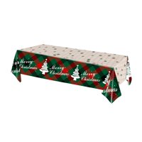 Bothyi - Mantel Desechable Navideño Impermeable Para Mesa Rectangular, Protector De Mesa, 1 Unidad, Copo De Nieve