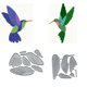 thumbnail image 1 of Troqueles hubangzhu 5,9 × 5,9 cm de colibrí para scrapbooking DIY, 1 of 8