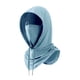 thumbnail image 4 of Máscara de protección solar mascarilla de cubierta de cuello transpirable cómodo bufanda de polaina de cuello transpirable para acampar deportes Azul, 4 of 5