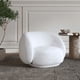 thumbnail image 3 of Sillón Individual Blanco Estilo Minimalista Blanco, 3 of 8