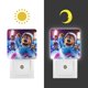 thumbnail image 3 of Rock Dog Luz nocturna LED con sensor de anochecer a amanecer para dormitorio, baño, pasillo, escaleras - Lámpara LED nocturna de enchufe, 0.5W - 1 pieza, 3 of 6