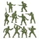 thumbnail image 4 of Toy BMC Classic OD Green Plastic Army Men, 40 unidades, soldado de la Segunda Guerra Mundial, 4 of 7