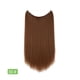 thumbnail image 1 of Xiao Hua Extensiones de cabello liso de una sola pieza, peluca de 40 cm de largo con diseño de hilo invisible, apta para cabello rizado o liso, peluca multifuncional para peinar, estilo E, 1 pieza., 1 of 3