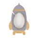 thumbnail image 4 of Madera Rocket Shpae Piggy Bank Decoraciones De Escritorio Para Ni?os, Ni?as De 3 A 12 A?os, Gris, 4 of 5