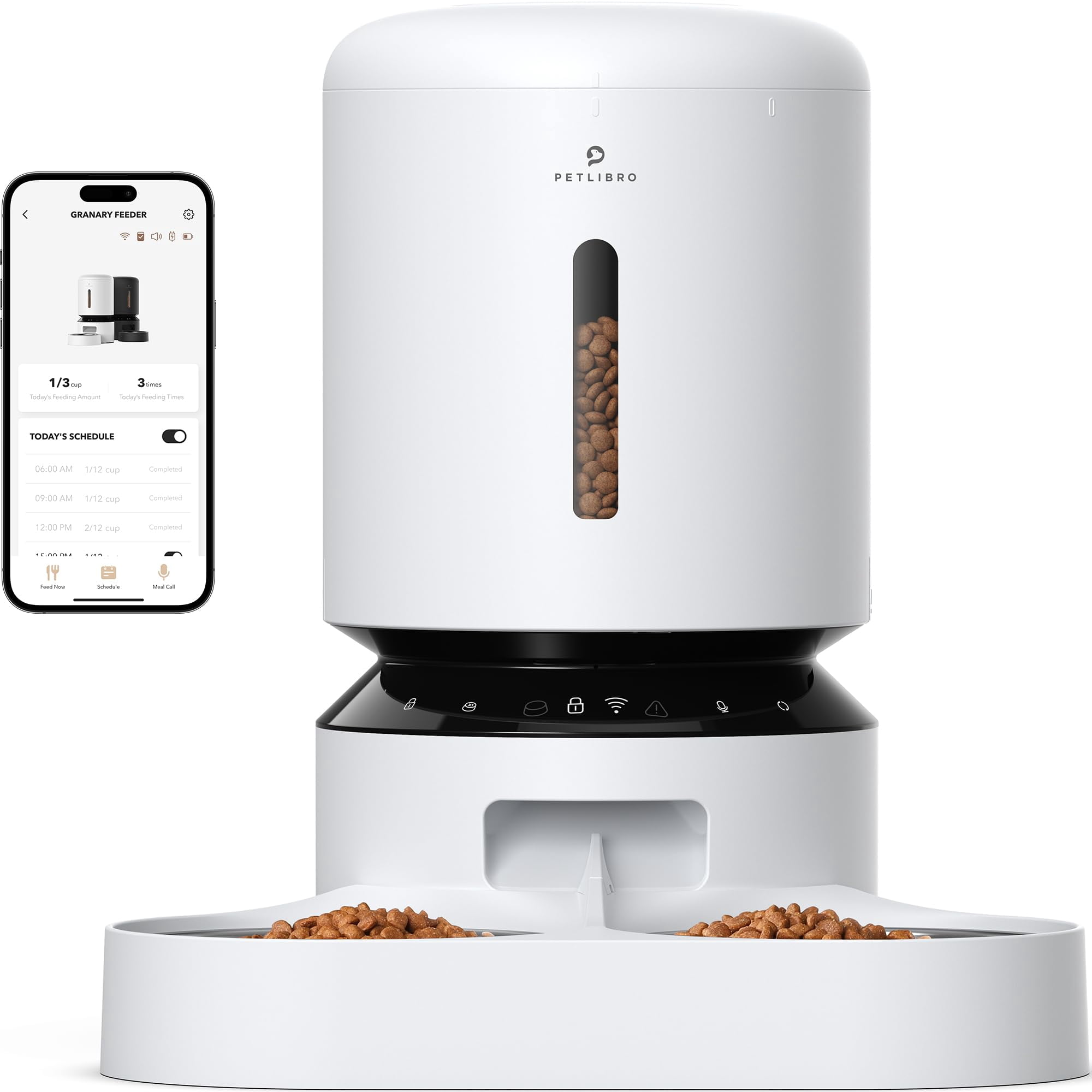 Comedero Automático Para Gatos Petlibro 5l Wifi Para 2 Gatos O Perros