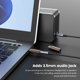 thumbnail image 3 of Adaptador USB-C a 3,5 mm MOSWAG para auriculares, 3 of 6