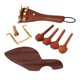 thumbnail image 3 of Juego De Piezas De Violín De Palisandro 4/4, Clavijas De Afinación Para Barbilla, Afinadores De Cordal, Clavija Final, 3 of 5
