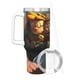 thumbnail image 3 of La Gran Aventura de Nate Vaso aislado de acero inoxidable con asa, diseño temático, regalo para familia, amigos y fans; incluye pajita y encaja en el portavasos estándar, 40 oz, 3 of 6