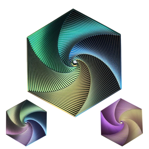 Fidget Toy QIGGJJ Fractal Fidget Hexagon para ansiedad y TDAH