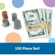 thumbnail image 4 of Recursos de aprendizaje de Pretend Play Money, 150 piezas para niños mayores de 3 años, 4 of 6