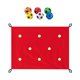 thumbnail image 1 of Juego De Construcción De Equipos Con Lona Perforada Para Trabajo En Equipo, 6 Pelotas De PU, Fiesta Cooperativa, Color Rojo, 1 of 5