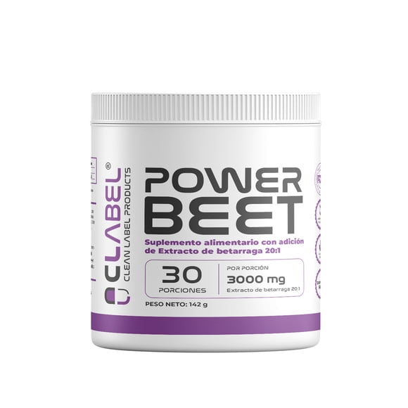 Powerbeet Extracto de Betarraga Óxido Nítrico 20:1
