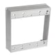 thumbnail image 1 of Extensor de caja eléctrica Sealproof de 2 módulos, resistente a la intemperie, gris, 1 of 1
