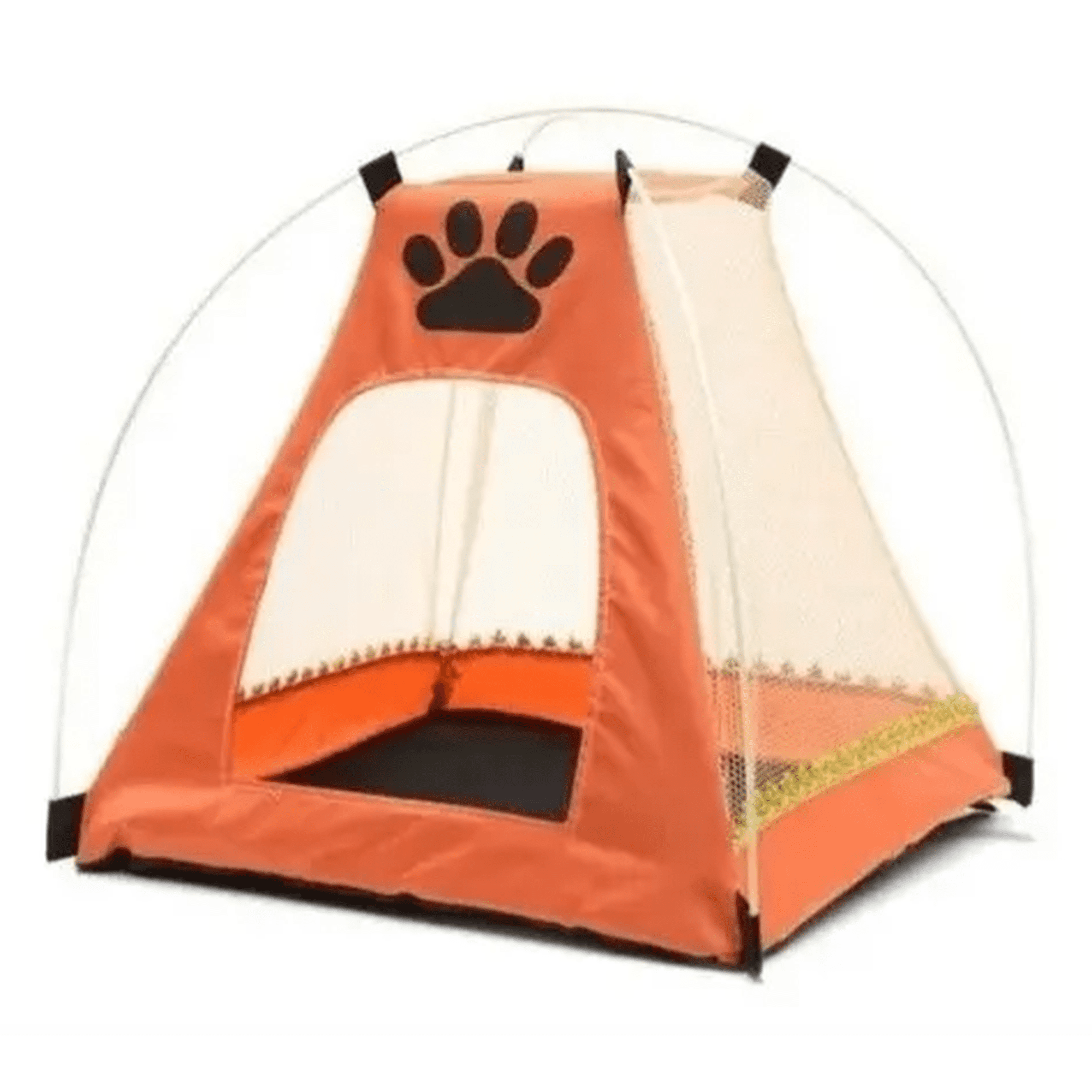 Carpa Cama para Mascotas tipo Cueva 40x40x42 Naranja