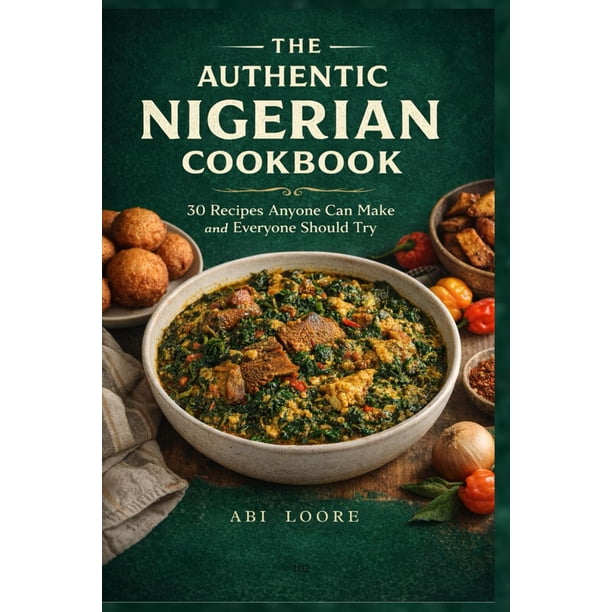 Libro de cocina publicado de forma independiente: auténtica cocina nigeriana, 30 recetas