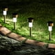 thumbnail image 3 of Luces solares para jardín GIGALUMI, 16 unidades, acero inoxidable, 36,5 cm, 3 of 8