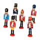 thumbnail image 2 of 6 Figuras De Cascanueces De Madera Para Colgar En Navidad Con Capa Azul, 2 of 5