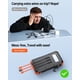 thumbnail image 3 of Power Bank Uukto 45800mAh Cargador Solar con 3 Cables y LED, 3 of 7