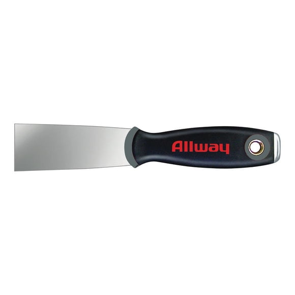 Espátula Allway de acero al carbono rígida de 1,5 cm de ancho (paquete de 5)