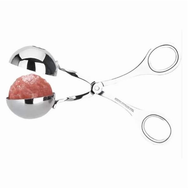 Utensilio Para Albóndigas Hamburguesas Bolitas De Carne Plateado