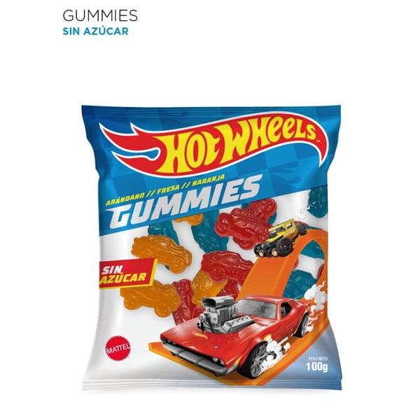 Gomitas Mix Hot Wheels, 100 g