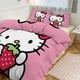 thumbnail image 1 of Cute Hello Kitty Bedding Sets for Girl Women Comforter Set, 1 of 5