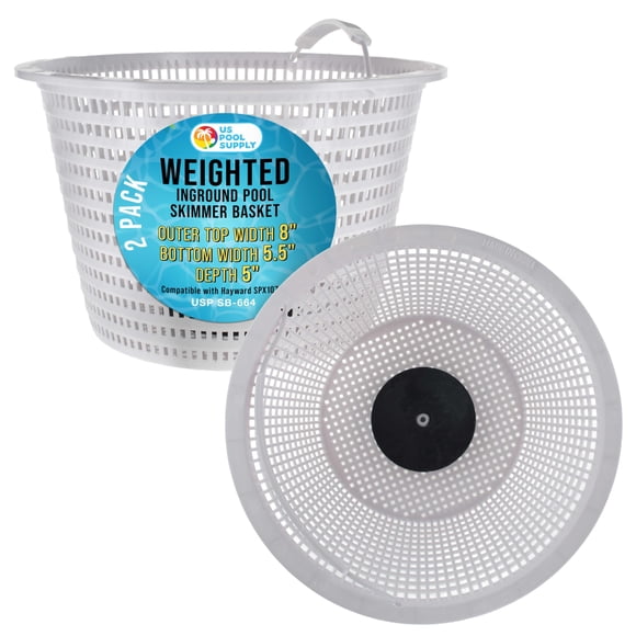 Cesta para skimmer de piscina con peso 20 x 13 x 13 cm