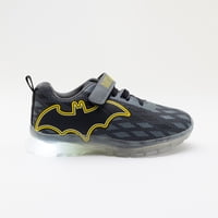 Zapatillas Luces Niño Batman Light Gris Dc Comics