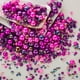 thumbnail image 1 of Cuentas MYYKO 60 g Rosa y Morado con fondo plano (perlas y strass), 1 of 7
