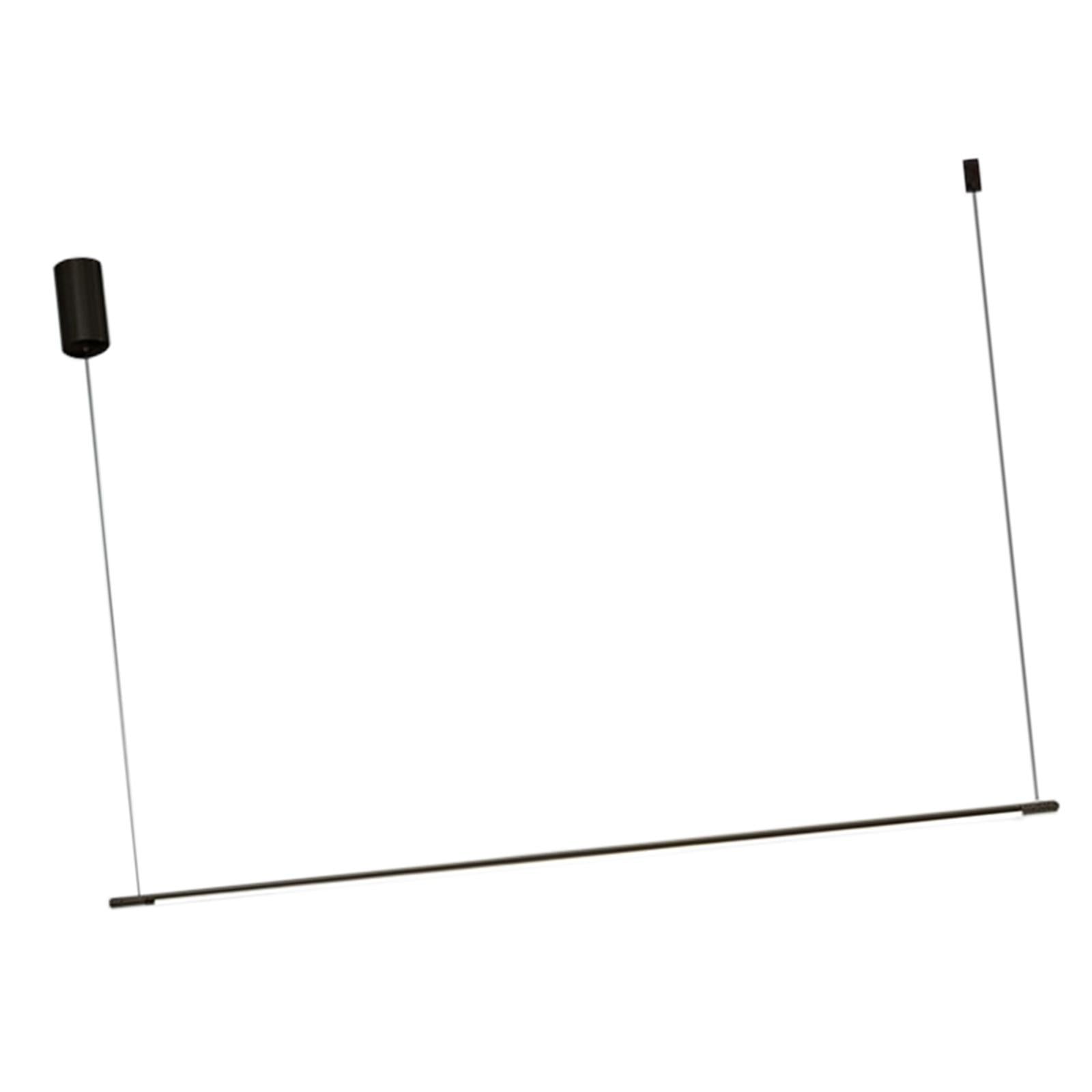 Magideal - Luz Colgante Lineal Luz Colgante Led Negra Mate Moderna Para De Cocina, De Comedor Para De Comedor, Oficina, , Horizontales 60cm