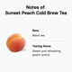 thumbnail image 4 of Té Cold Brew Osulloc sabor durazno Sunset, 20 sobres, 4 of 9