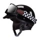 thumbnail image 5 of Casco De Scooter Cómodo Y Transpirable Accesorios De Ciclismo Casco De Moto Negro Brillante, 5 of 5
