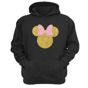Genérico - Polerón Canguro Ratoncita M. Gris Oscuro Talla Xl Unisex